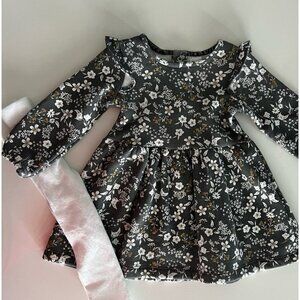 baby girl dress, size 18 months: thick warm for fall / winter